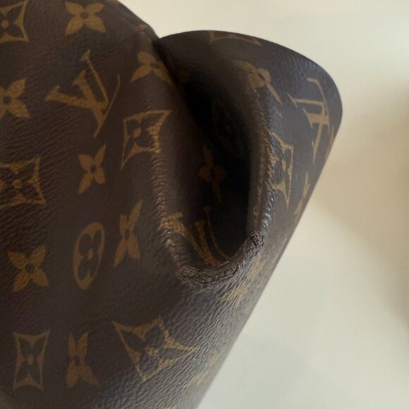 Louis Vuitton Monogram Flower Zipped Tote - MM size in Black Leather/trim - Picture 11 of 16